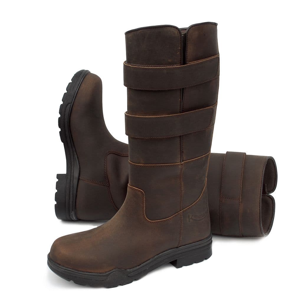 Rhinegold Mens Elite Colorado Brown Boots