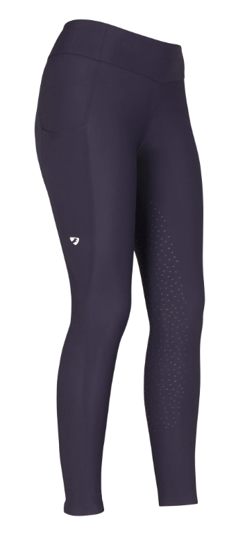 Shires Aubrion Laminate Riding Tights - Navy