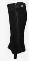 Shires Moretta Amara Half Chaps - Adult - Black - Regular - Xlarge