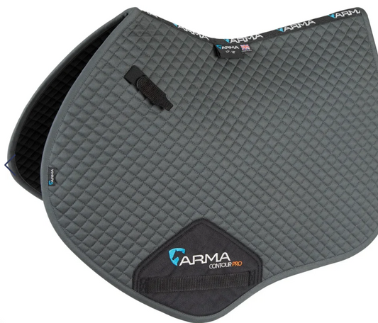 Shires Arma Fleece Saddle Cover - 17" - 18" - Grey