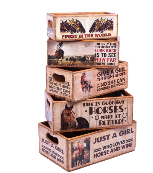 Shell Fish Nesting Boxes - Horses