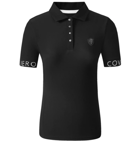 Covalliero Ladies Polo Shirt Black Medium