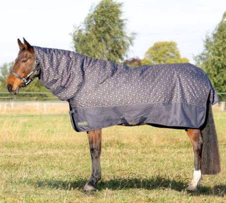 Hy Equestrian Storm X Original Country 200 Combi Turnout Rug Navy