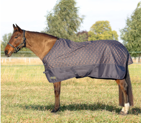 Hy Equestrian Storm X Original 100 Turnout Rug Navy