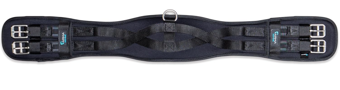 Shires Arma Memory Foam Dressage Girth Black