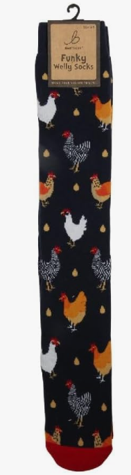Bartleby Funky Welly Socks Sizes 4-8