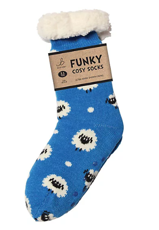 Bartleby Funky Sherpa Socks - Size 4-8