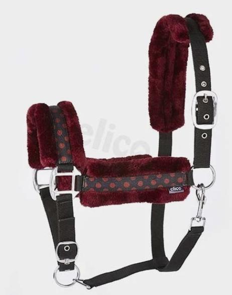 Elico Ambleside Headcollar - Burgandy