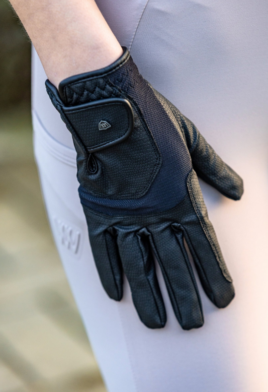 Woof Wear Reintex Mesh Riding Glove Black