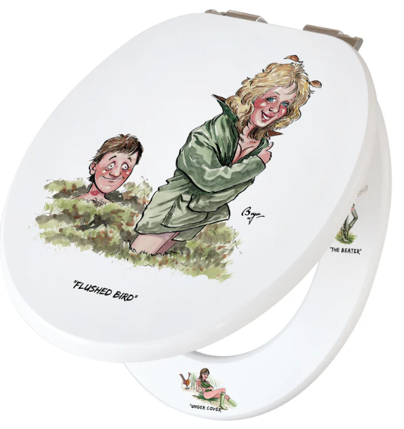 Loo Prints Hand Finished Wooden Loo Seat