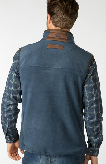 Rydale Mens Fleece Waistcoat - Navy