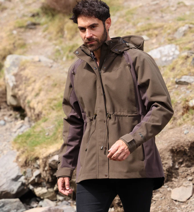 Aubrion Heritage Full Zip Jacket Unisex Dark Olive