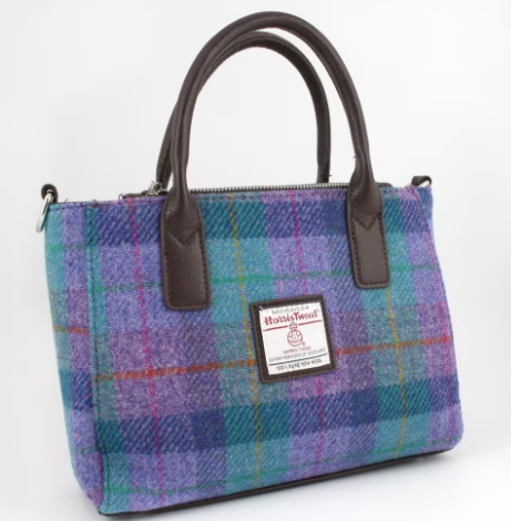 Glen Appin - Harris Tweed - `findhorn` - Midi Tote Bag  - One Size