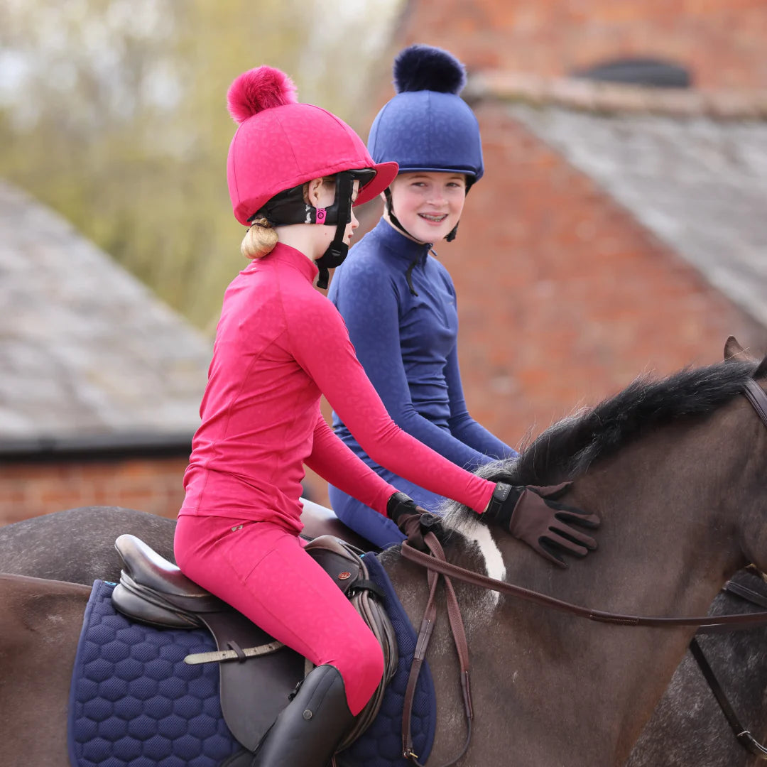 Shires Aubrion Young Rider Cerise Winter Baselayer