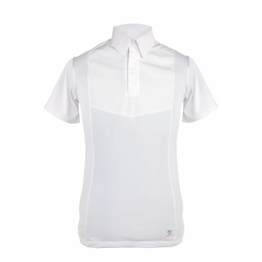 Shires Aubrion Gents Short Sleeve White Tie Shirt