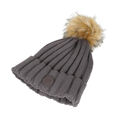 Shires Aubrion Team Grey Bobble Hat