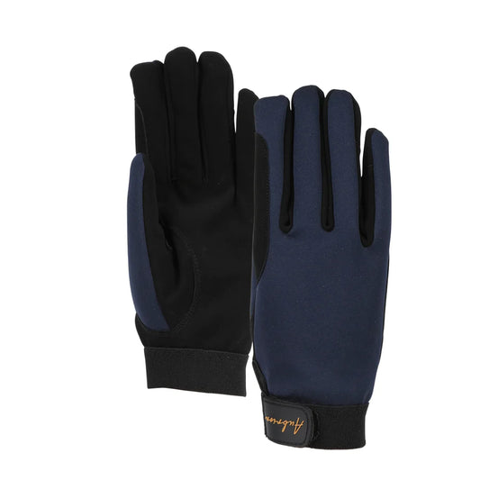 Shires Aubrion Young Rider Team Winter Navy Riding Gloves