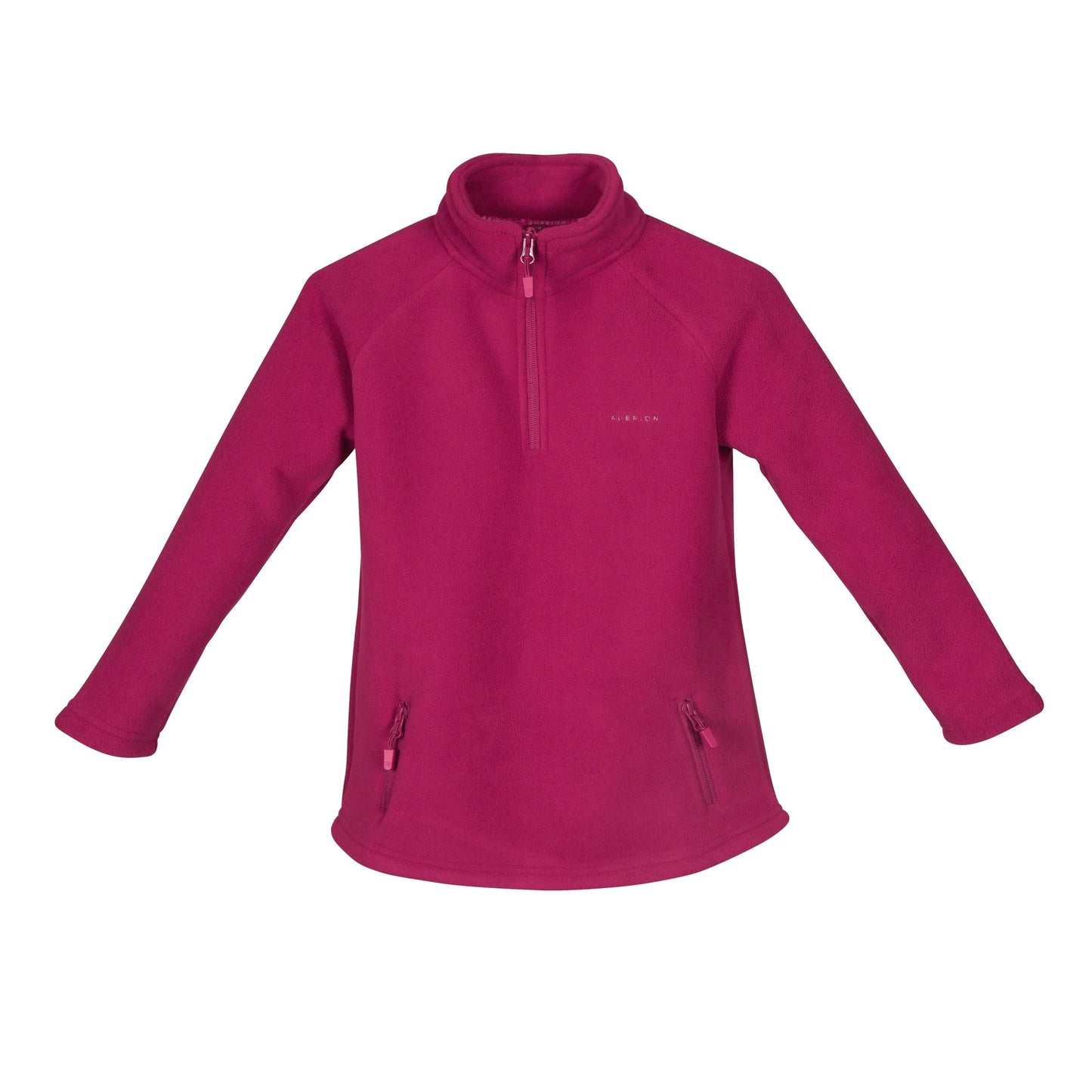 Shires Aubrion Young Rider Restore Cerise Half Zip Fleece