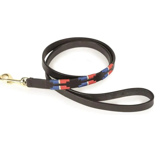 Shires Drover Navy/Red Polo Dog Lead