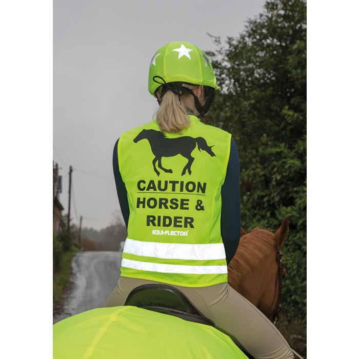 Shires Equi-Flector Yellow Childrens Safety Vest