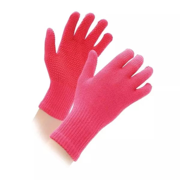 Shires Suregrip Childs Pink Gloves