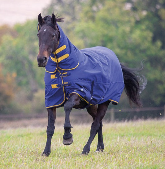 Shires Tempest Original 300g Navy Combo Turnout Rug