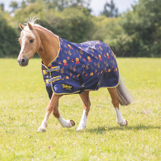 Shires Tikaboo Lite Horse Print Turnout Rug