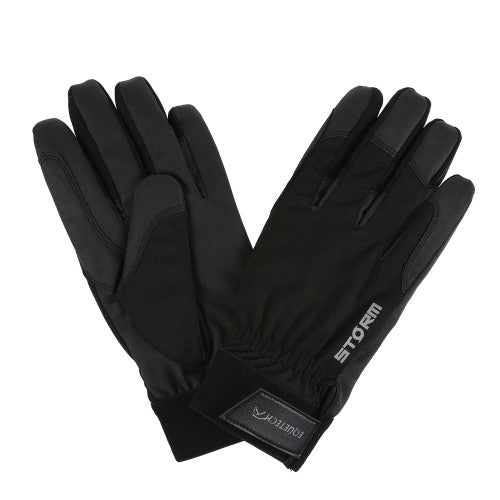 Equetech Storm Waterproof Black Gloves