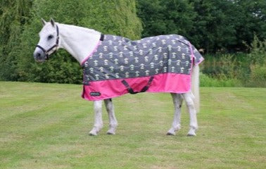 StormX Original Merry Go Round 0g Pink/Grey Turnout Rug