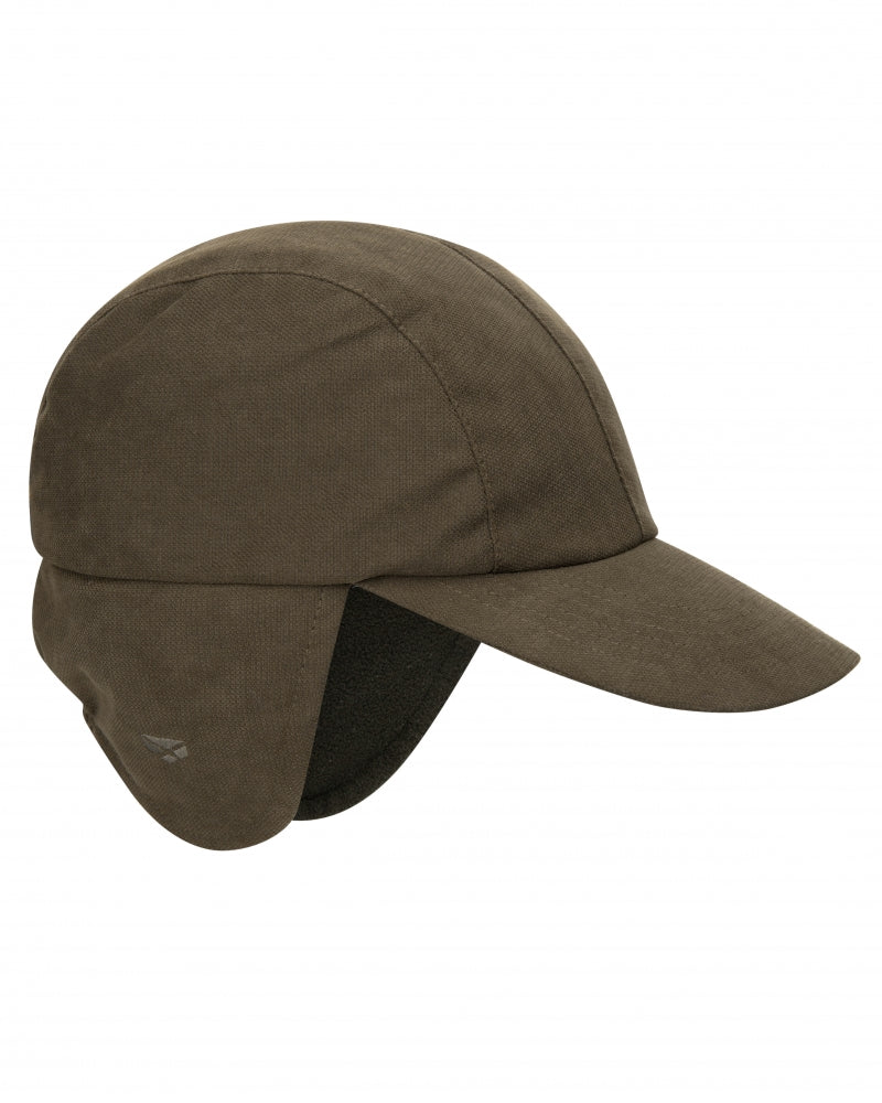 Hoggs Of Fife Waterproof Dark Green Hunt Cap