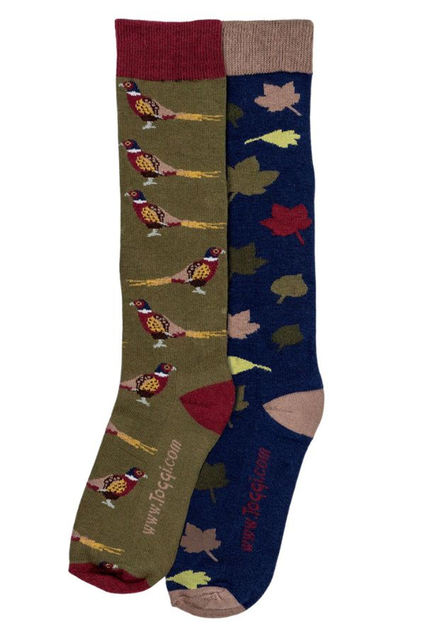 Toggi Mens 2 Pack Socks - Pheasant