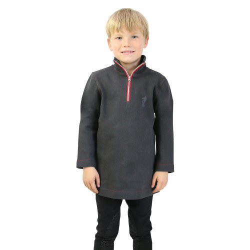 Hy Equestrian Childs Charcoal Grey/Red Tractor Collection Sweatshirt