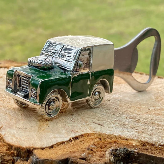 At Home In The Country Vintage Land Rover Bottle Opener