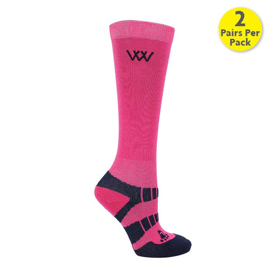 Woof Wear Young Rider Pro Pink Socks