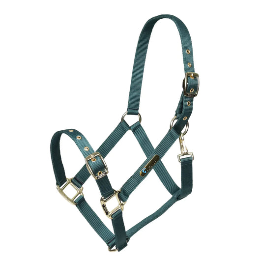 Shires Arma Green Adjustable Headcollar