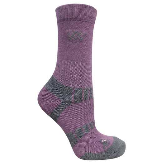 Woof Wear Bamboo Waffle Heather Short Socks