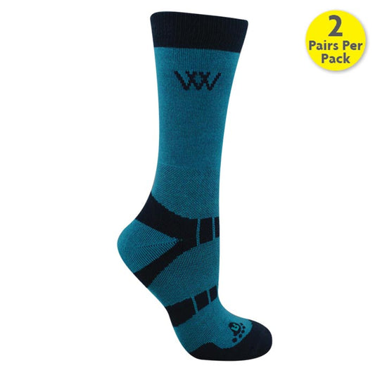 Woof Wear Bamboo Waffle Ocean/Navy Socks