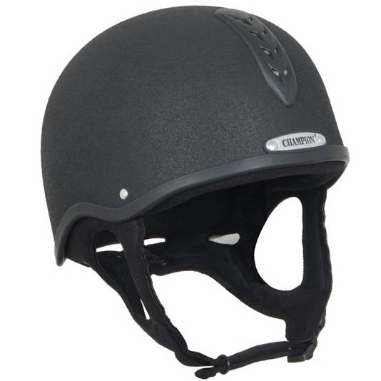 Champion Junior X-Air Plus Black Jockey Helmet