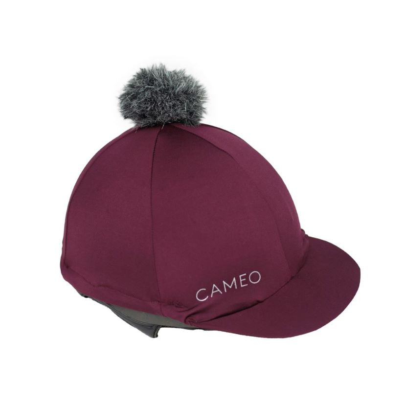 Cameo Core Crimson Hat Silk With Removeable PomPom