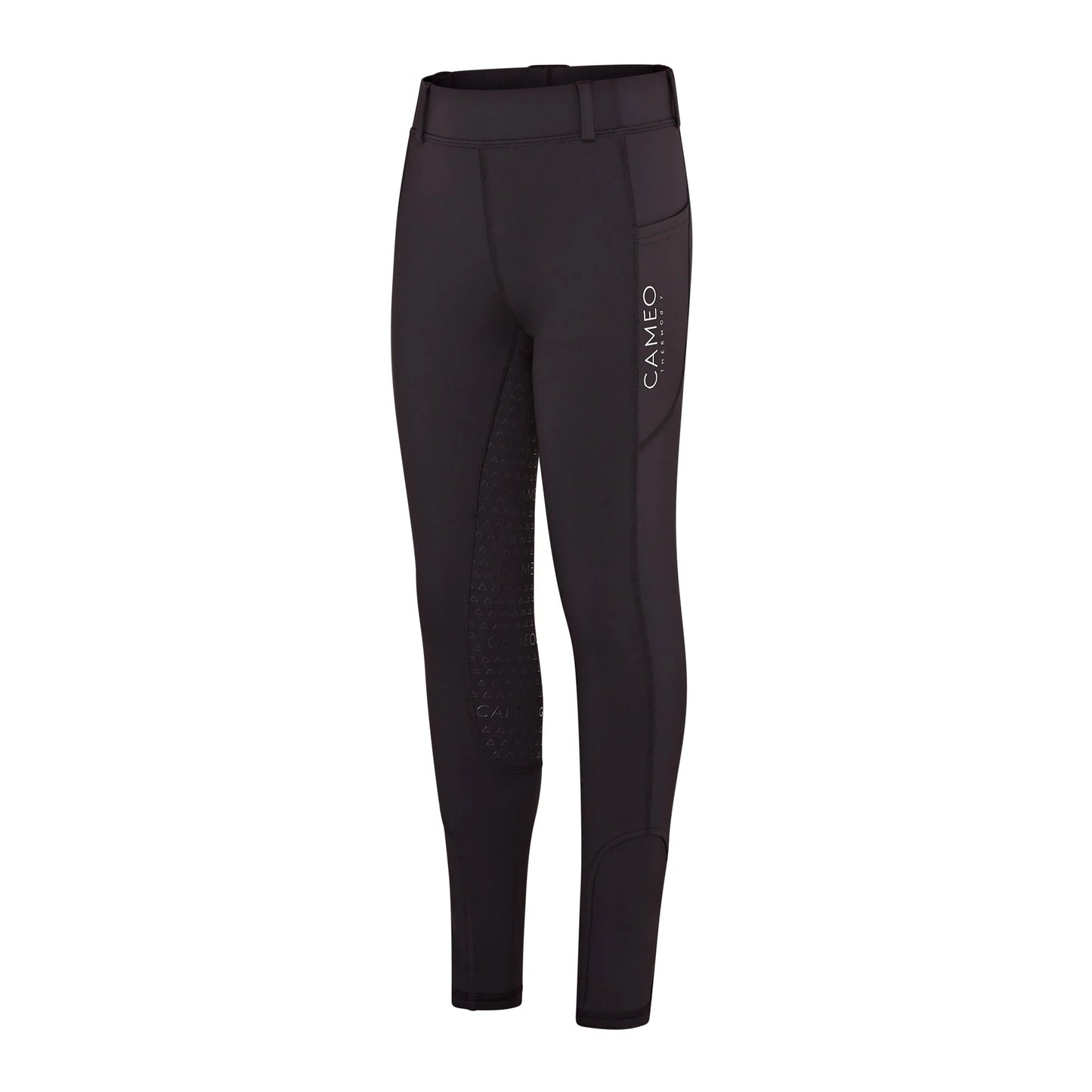 Cameo Junior Thermo Riding Tights - Black