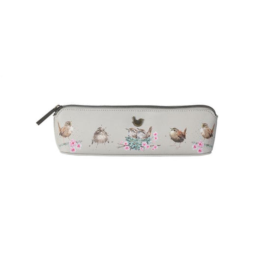 Wrendale 'Little Tweets' Wren Brush Bag/Pencil Case