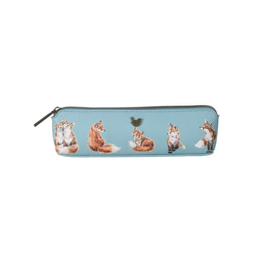 Wrendale 'Born To Be Wild' Fox Brush Bag/Pencil Case