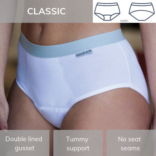 Equetech Classic White Dressage Brief