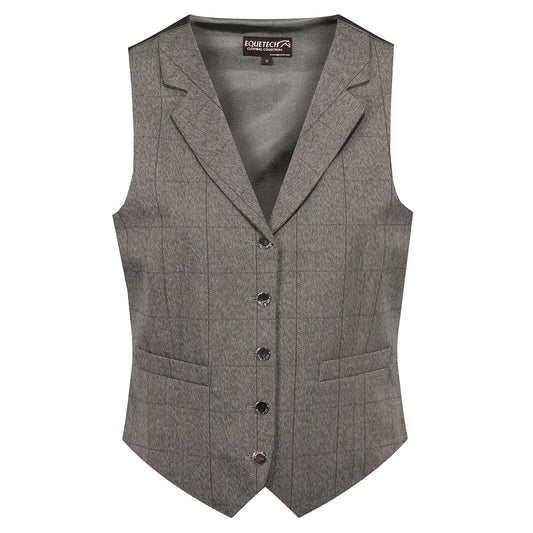 Equetech Foxbury Olive Tweed Lapel Waistcoat