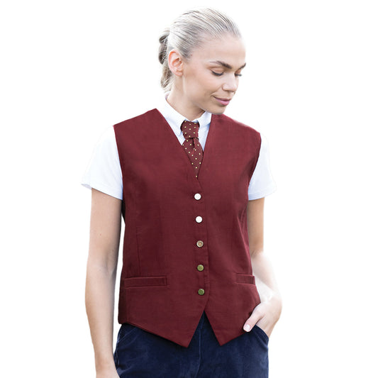 Equetech Jaquard Classic Burgundy Waistcoat