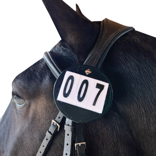 Equetech Luxe Black Bridle Number Discs