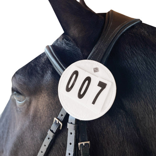 Equetech Luxe White Bridle Number Discs