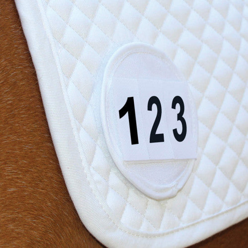 Equetech White Saddle Number Discs