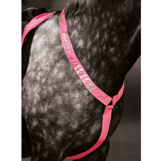 Shires Equi-Flector Pink Breastplate