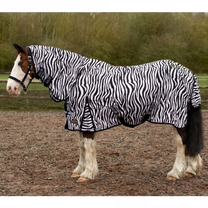 Gallop Zebra Pattern Combo Fly Rug